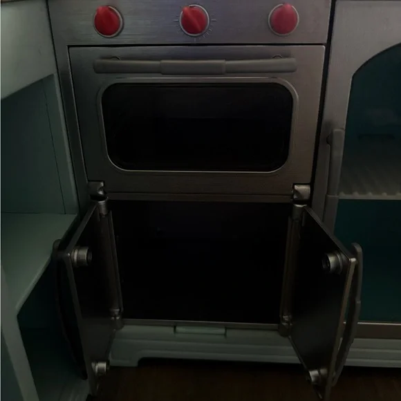 Children's Play Kitchen Set with Wooden Countertop - Picture 7 of 10